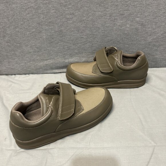 PW Minor Pleasure Strap Taupe Leather Orthopedic Shoes Womens Size 6.5 W - Picture 4 of 7